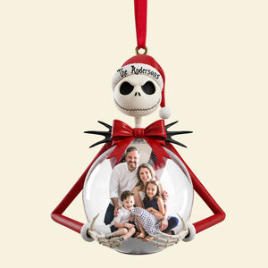 Gothic Christmas Custom Photo Ornament - Personalized Gift For Family 02PGLU011125