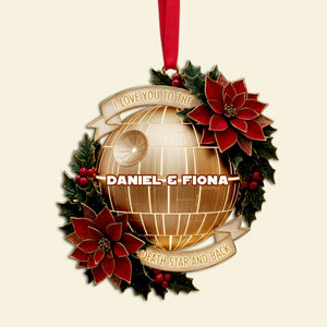Starlit Love Ornament - Personalized Christmas Gift For Couples 02PALU251025