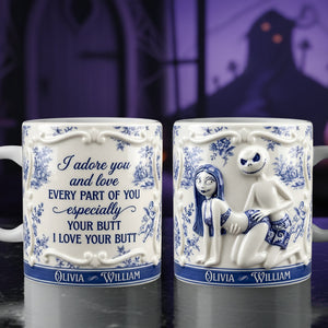 I Adore You Coffee Mug - Personalized Gifts For Couple 03tglu051225