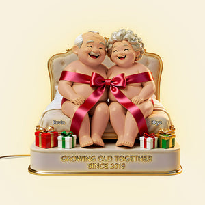 Naughty Old Couple Acrylic Light Box - Personalized Gifts For Couple 01ohta161225