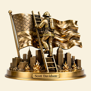 Firefighter Acrylic Plaque - Personalized Gifts For Firefighter 02nata070126