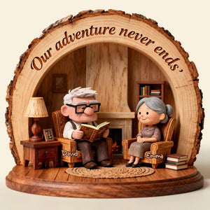 Old Couple Plaque - Personalized Gifts For Couple 04tolu161225