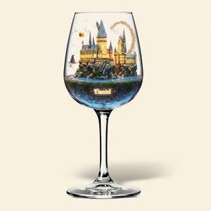 Mystical Castle Realm Drinking Glass - Personalized Gift For Fantasy Lovers 06HYLU191225