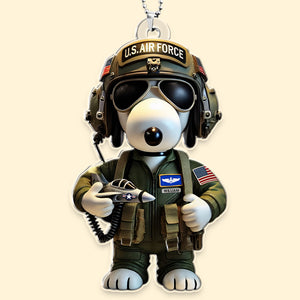 Adorable Buddy Car Ornament - Personalized Gifts For Veteran 01HULU160725