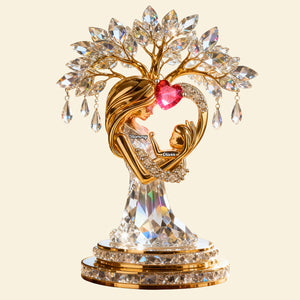 Gracefully Elegant Mom Tree Acrylic Plaque - Personalized Gifts For Mother's Day 03kita180326