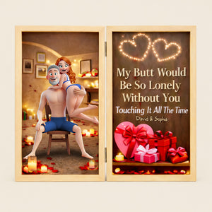 Romantic Naughty Couple Acrylic Plaque - Personalized Gifts For Couples 02OHLU020226