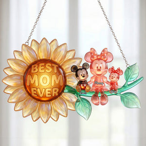 Best Mom Ever Acrylic Suncatcher Ornament - Personalized Gifts For Mom 03nalu230426