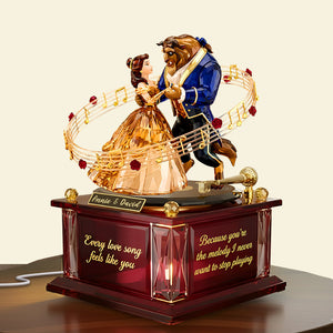 Couple Love Song Acrylic Light Box - Personalized Gifts For Couple 05tolu021225