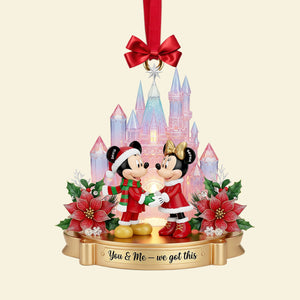 Fairytale Castle Couple Ornament - Personalized Funny Gifts For Couple 01PGLU181025