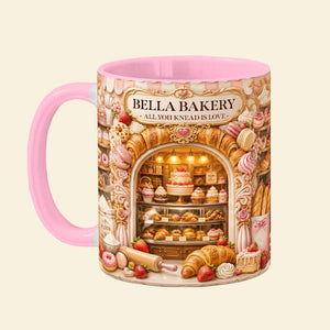 Bake With Love Accent Mug - Personalized Gifts For Bakers 02HATA260626