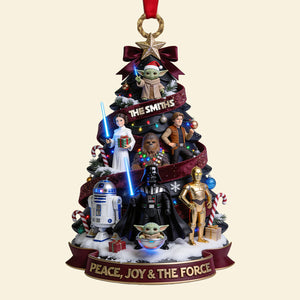Cosmic Christmas Acrylic Ornament - Personalize Gifts For Family 03tota140826