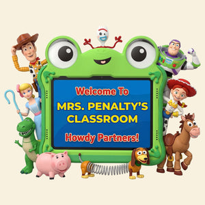 Classroom Welcome Wood Sign - Personalized Gifts For Teacher 02huta230626