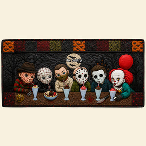 Creepy Halloween Quilted Table Runner Personalized Gifts 05NATA120826