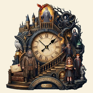 Mystical Acrylic Hanging Wall Clock - Personalized Gifts For Fantasy Lovers 03hata230726