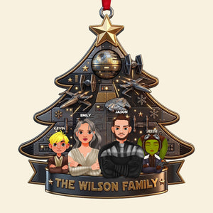 Universe Family Christmas Ornament - Personalized Gifts For Family Christmas Ornament 04NATA030826