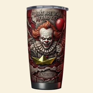 Creepy Clown Horror Tumbler - Personalized Gifts For Horror Lovers 02PALU200126