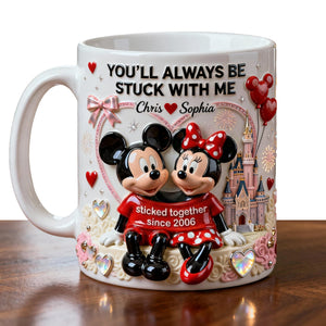 Cute Couple In Shirt Coffee Mug, Personalized Gifts For Couple 02qhlu210126