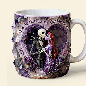 Kissing Skeleton Couple Coffee Mug - Personalized Gifts For Couple 03nata130126