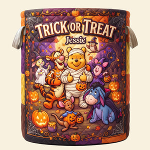 Whimsical Woodland Friend Laundry Basket - Personalized Gift For Halloween 04TYTA050826