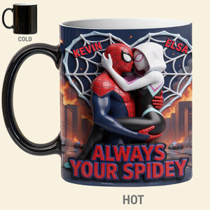 Kissing Couple Magic Coffee Mug - Personalized Gifts For Couple 02TYTA040826