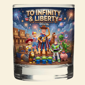 Lovely Characters Celebrated America 250th Anniversary Drinking Glass - Gifts For Patriots 02tyta090626