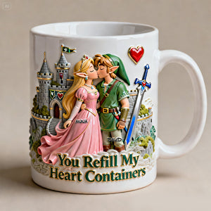 Fantasy Adventure Couple Coffee Mug - Personalized Gifr For Couples 05NALU140126