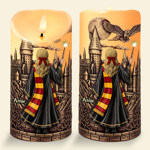 Starry Spellbound Castle LED Candle - Personalized Gifts For Fantasy Lovers 01NALU250825