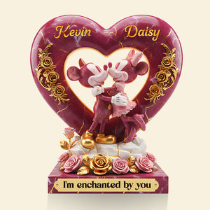 I'm Enchanted By You Acrylic Plaque - Personalized Gifts For Couples 02OHTA081225