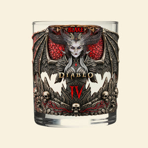 Demon Goddess Drinking Glass - Personalized Gifts For Gamer 04QHLU250825
