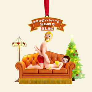 Flirty Couple Acrylic Ornament - Personalized Gift For Couples 08OHLU051125