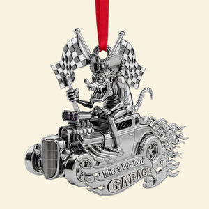 Jolly Ride Hot Rod Ornament – Personalized Gifts For Hot Rod Lovers 02QHLU050925