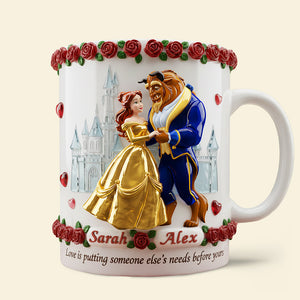 Fairy Tale Couple Coffee Mug - Personalized Gifts For Couple 01kita080126