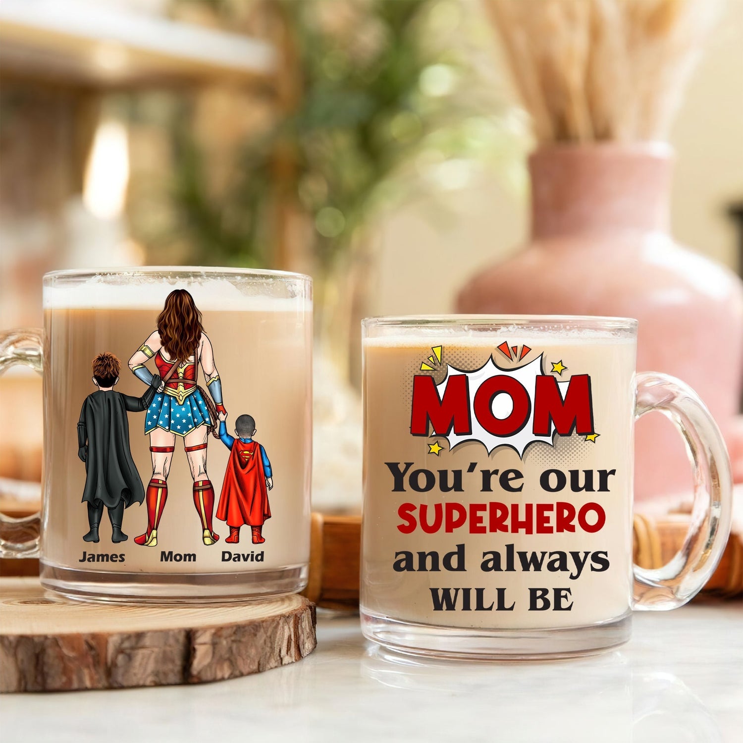 Clear Glass Mug With Handle