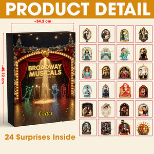 Personalized Gifts For Musical Lovers Christmas Advent Calendar Blind Box 01namg231025
