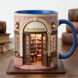 Custom Bookstore Mug - Personalized Coffee Mug - Book Lover Gifts