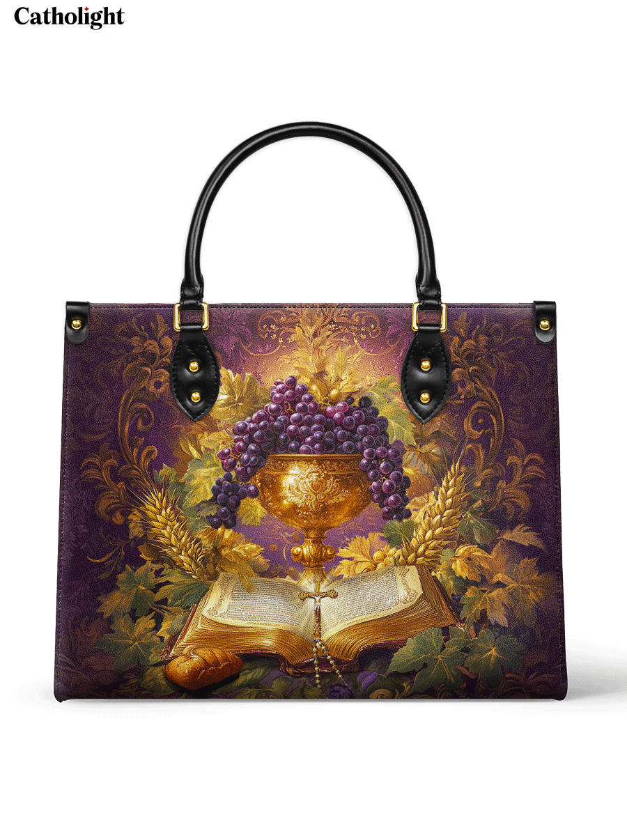 Catholight  The Chalice of Abundance Leather Bag