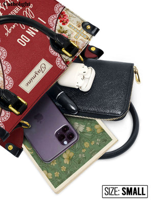 Catholight  Blooming With Faith Leather Bag