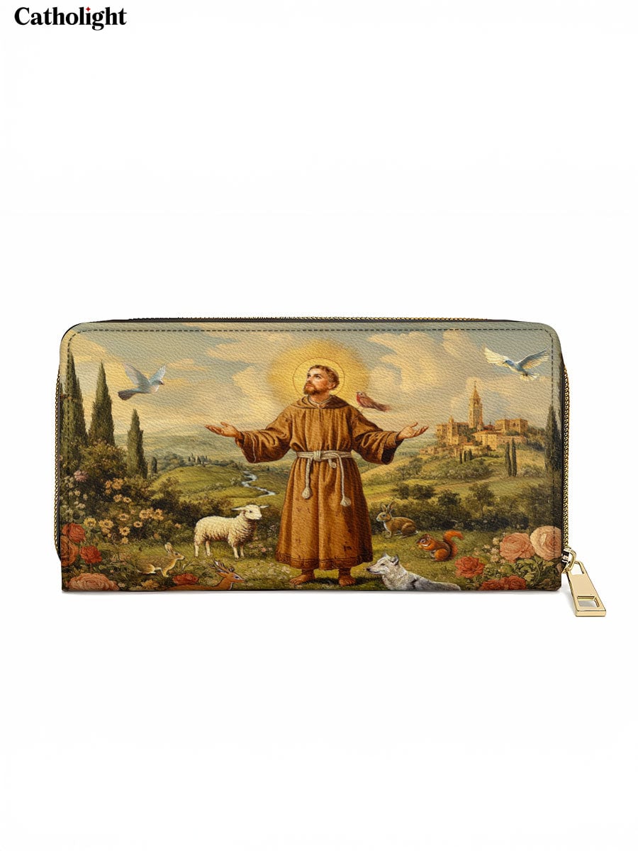 Catholight  The Spirit of Nature Leather Wallet Purse