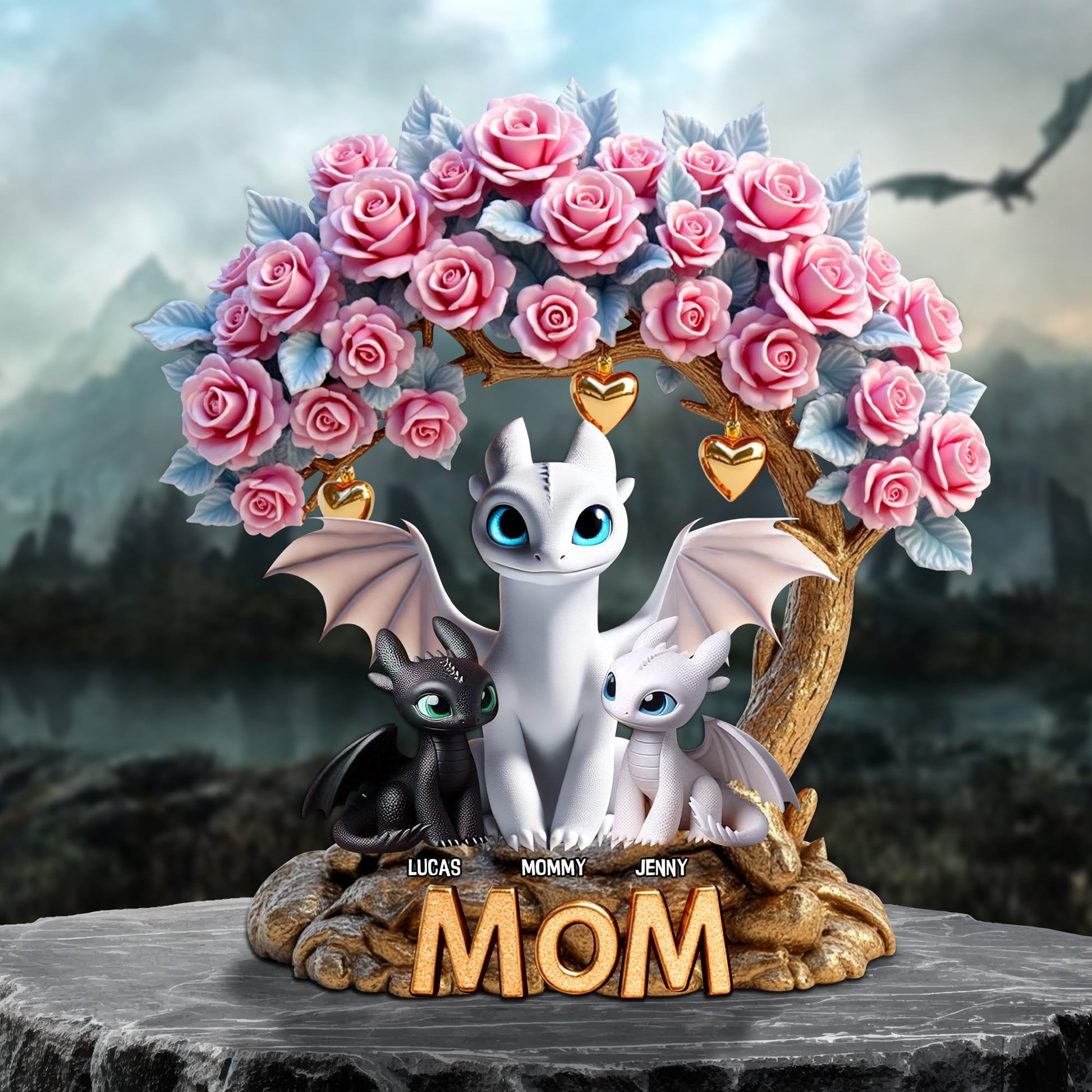 Personalized Gifts For Mom Dragon Plaque 03tgtn190425-Homacus