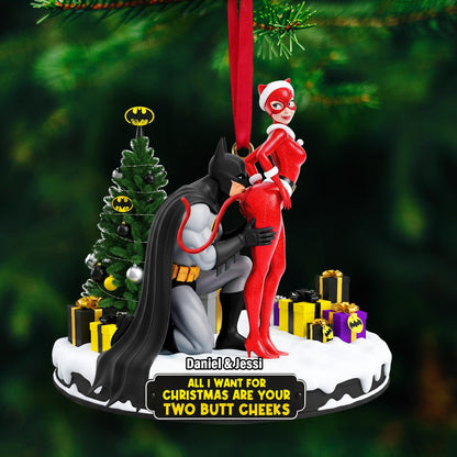 Cheeky Masked Couple Ornament - Personalized Gifts For Couple 04ohlu150925