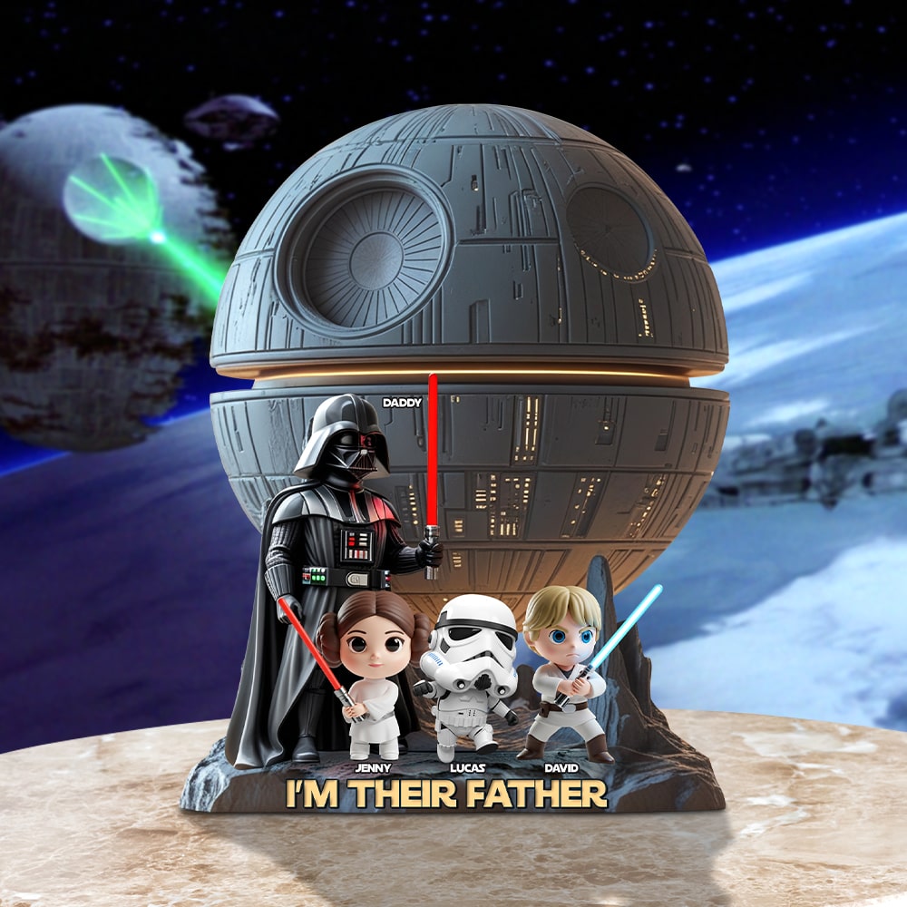 Personalized Gifts For Dad Acrylic Plaque, Best Dad In The Galaxy-Homacus