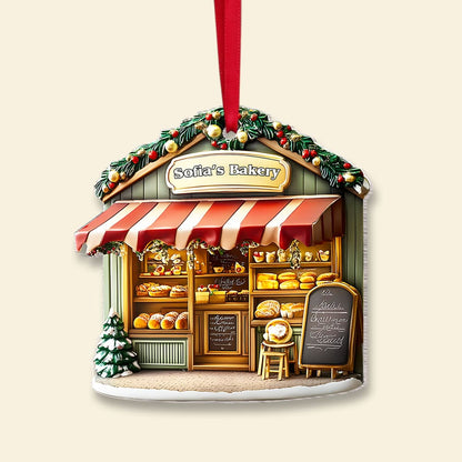 Personalized Gifts For Baker Christmas Ornament, Baking Store 02tgmh151124 - Ornament - GoDuckee