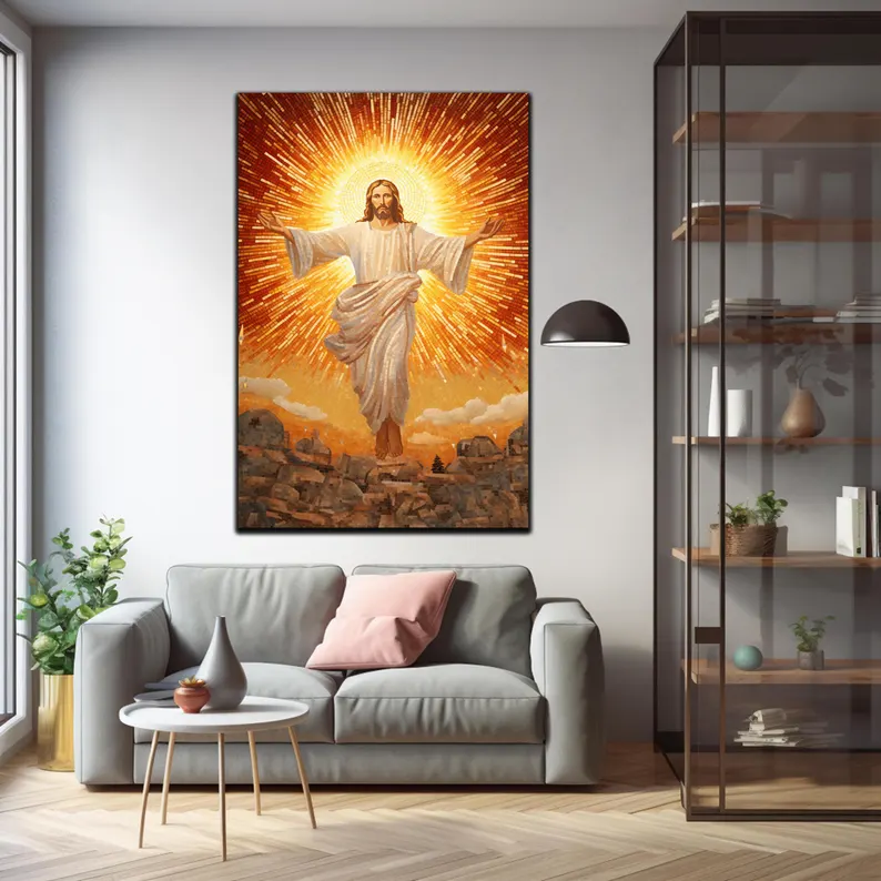 Jesus Christ Canvas Print 10acxd060525 Christian Gifts
