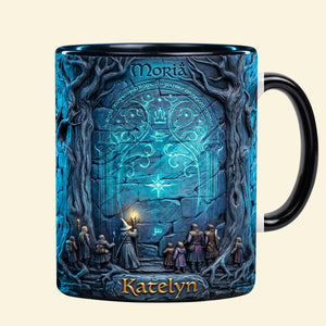 Mystical Realm Map Coffee Mug - Personalized Gift For Fantasy Lovers 01HUTN220826