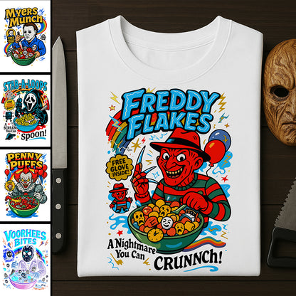 Slasher Loops Shirt – Horror Breakfast Series Gift For Horror Fans 56laxx180725