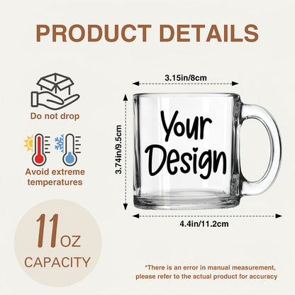 Magic Dog Dad Glass Mug - Personalized Gifts For Dad 012huti260325-Homacus