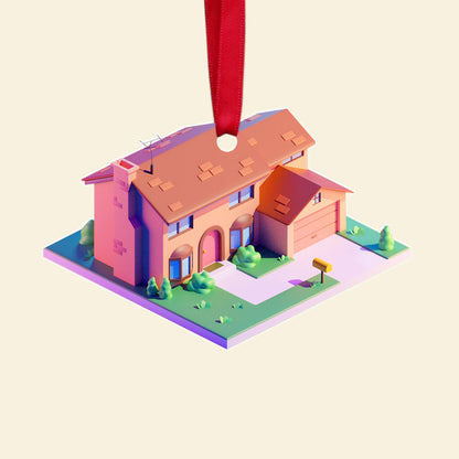 Personalized Gifts For Movie Lover Christmas Ornament Isometric Room 01todt201124 - Ornament - GoDuckee