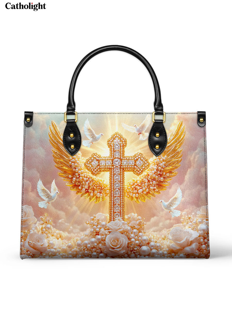 Catholight  Dove of Peace Leather Bag