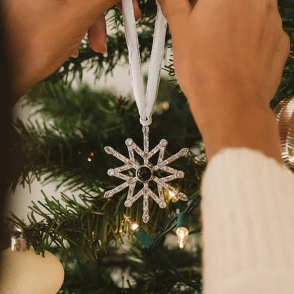 Custom Photo Christmas Gift Photo Projection Ornament 01ACQN231124 - Ornament - GoDuckee