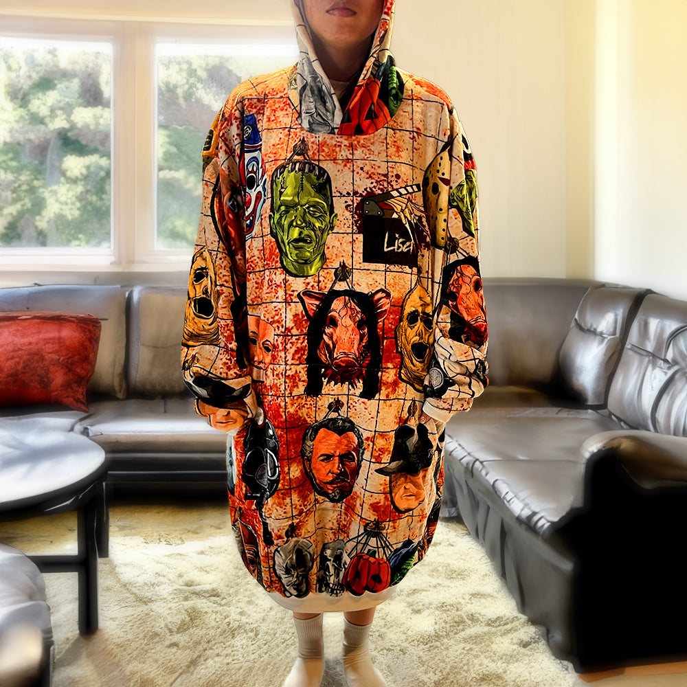 Horror 05HUDT170723 Oversized Hoodie, Gift For Horror Fans - AOP Products - GoDuckee